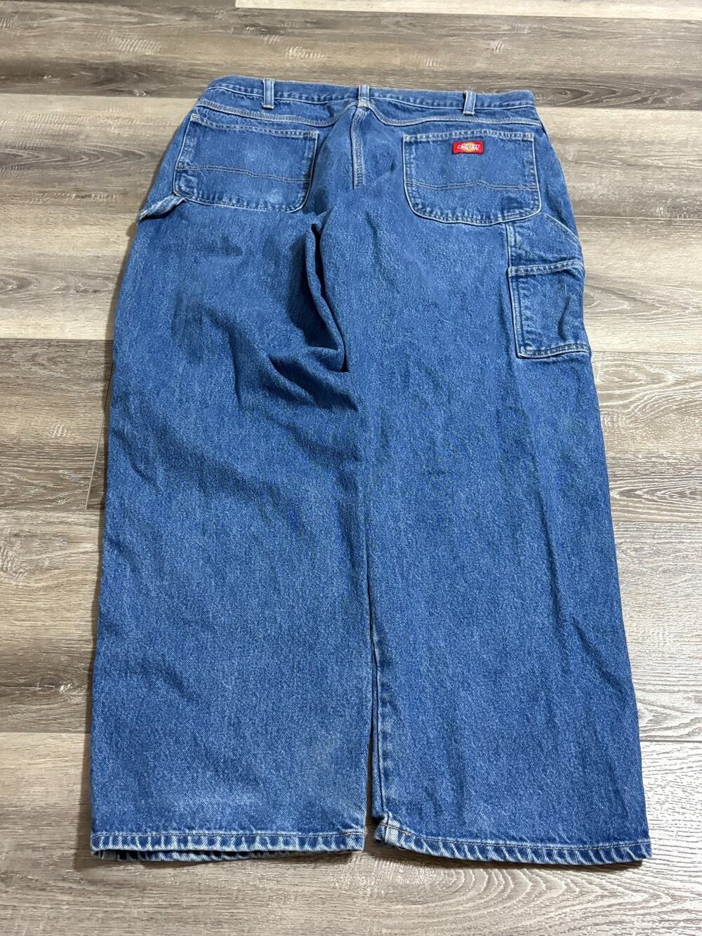 Dickies Carpenter Baggy Wide Leg Workwear Jeans Y2K Skater Retro - Men’s 36x31